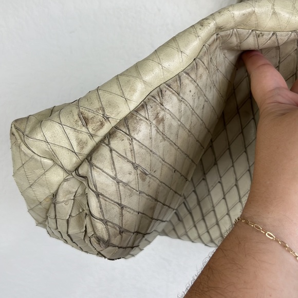 Jas M.B London Diamond XL Leather Shopper Tote Shoulder Bag - Picture 8 of 10